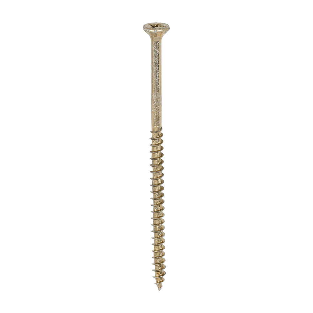 TIMCO Velocity Premium Multi-Use Countersunk Gold Woodscrews - 4.0 x 80 Box OF 200 - 40080VY