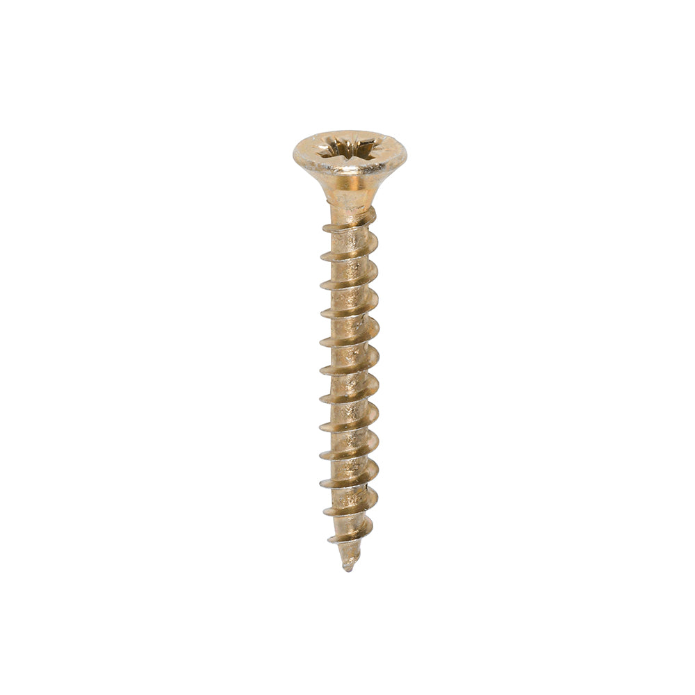 TIMCO Solo Countersunk Gold Woodscrews - 4.5 x 35 Box OF 200 - 45035SOLOC