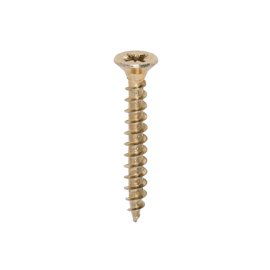 TIMCO Solo Countersunk Gold Woodscrews - 4.5 x 35 Box OF 200 - 45035SOLOC