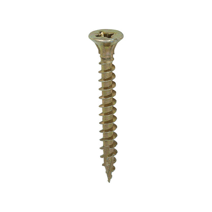 TIMCO C2 Strong-Fix Multi-Purpose Premium Countersunk Gold Woodscrews - 4.5 x 40 Box OF 200 - 45040C2
