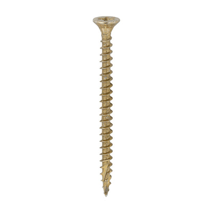 TIMCO C2 Strong-Fix Multi-Purpose Premium Countersunk Gold Woodscrews - 4.5 x 60 Box OF 200 - 45060C2