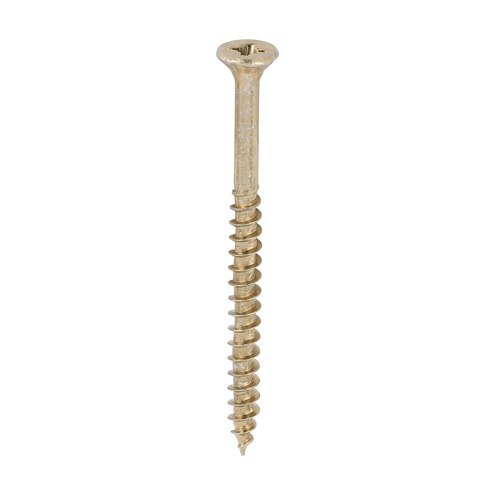 TIMCO Velocity Premium Multi-Use Countersunk Gold Woodscrews - 4.5 x 60 Box OF 200 - 45060VY