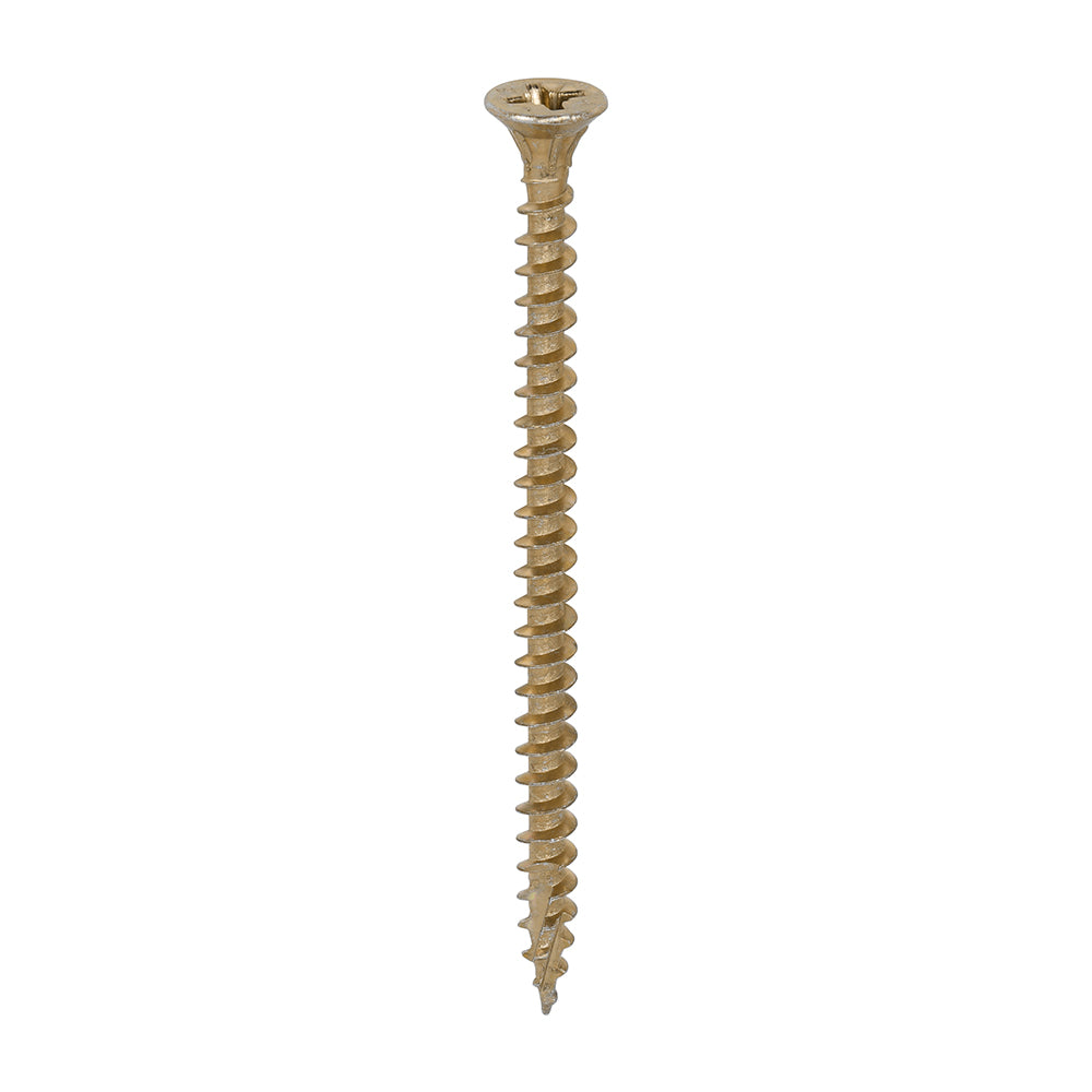 TIMCO C2 Strong-Fix Multi-Purpose Premium Countersunk Gold Woodscrews - 4.5 x 70 Box OF 200 - 45070C2