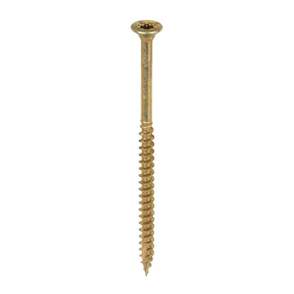TIMCO C2 Clamp-Fix Multi-Purpose Premium Countersunk Gold Woodscrews - 4.5 x 80 Box OF 200 - 45080C2C