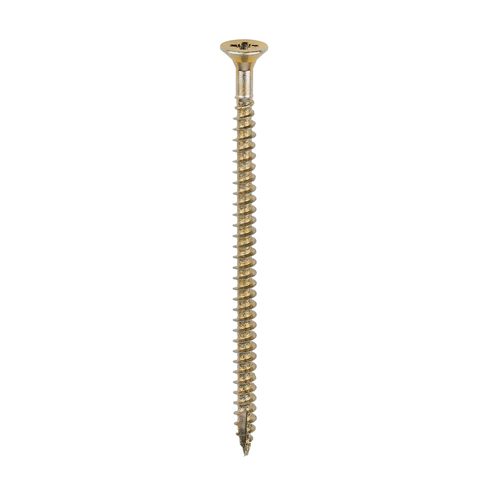 TIMCO Classic Multi-Purpose Countersunk Gold Woodscrews - 4.5 x 80 Box OF 200 - 45080CLAF