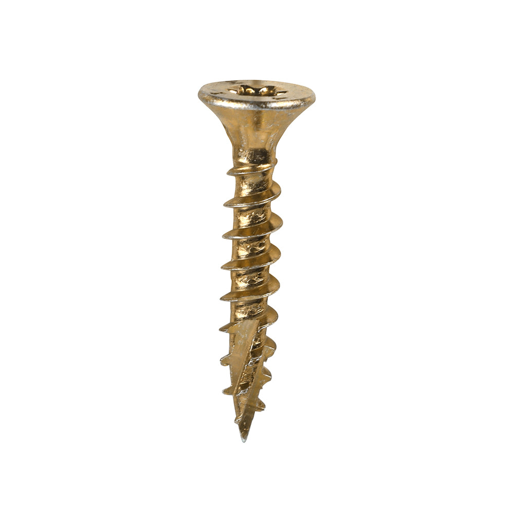 TIMCO C2 Clamp-Fix Multi-Purpose Premium Countersunk Gold Woodscrews - 5.0 x 30 Box OF 200 - 50030C2C