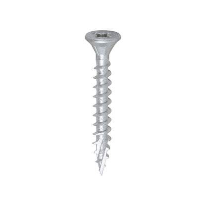 TIMCO C2 Exterior Multi-Purpose Premium Countersunk Silver Woodscrews - 5.0 x 40 Tub OF 200 - 50040C2S