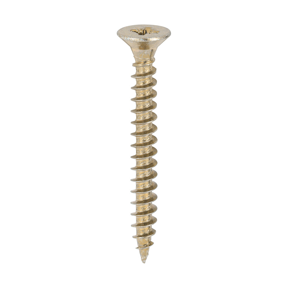TIMCO Classic Multi-Purpose Countersunk Gold Woodscrews - 5.0 x 45 Box OF 200 - 50045CLAF