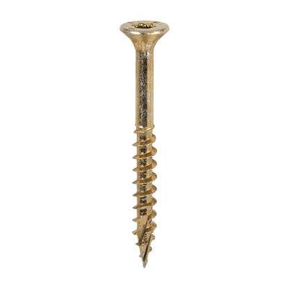 TIMCO C2 Clamp-Fix Multi-Purpose Premium Countersunk Gold Woodscrews - 5.0 x 50 Tub OF 600 - 50050C2CTUB