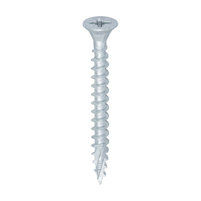 TIMCO C2 Exterior Multi-Purpose Premium Countersunk Silver Woodscrews - 5.0 x 50 Tub OF 180 - 50050C2S