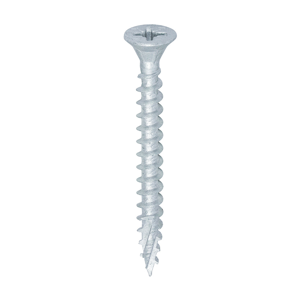 TIMCO C2 Exterior Multi-Purpose Premium Countersunk Silver Woodscrews - 5.0 x 50 Tub OF 180 - 50050C2S