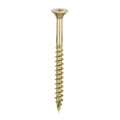 TIMCO C2 Clamp-Fix Multi-Purpose Premium Countersunk Gold Woodscrews - 5.0 x 60 Box OF 200 - 50060C2C