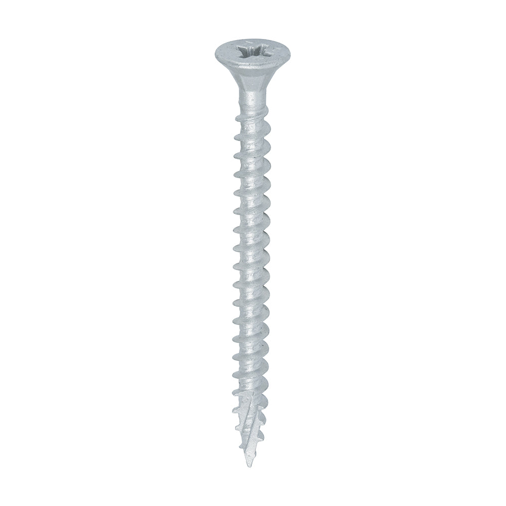 TIMCO C2 Exterior Multi-Purpose Premium Countersunk Silver Woodscrews - 5.0 x 60 Tub OF 150 - 50060C2S