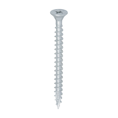 TIMCO C2 Exterior Multi-Purpose Premium Countersunk Silver Woodscrews - 5.0 x 60 Tub OF 150 - 50060C2S