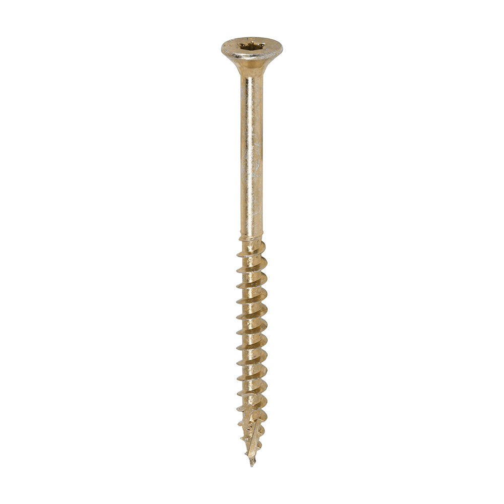 TIMCO C2 Clamp-Fix Multi-Purpose Premium Countersunk Gold Woodscrews - 5.0 x 70 Box OF 200 - 50070C2C