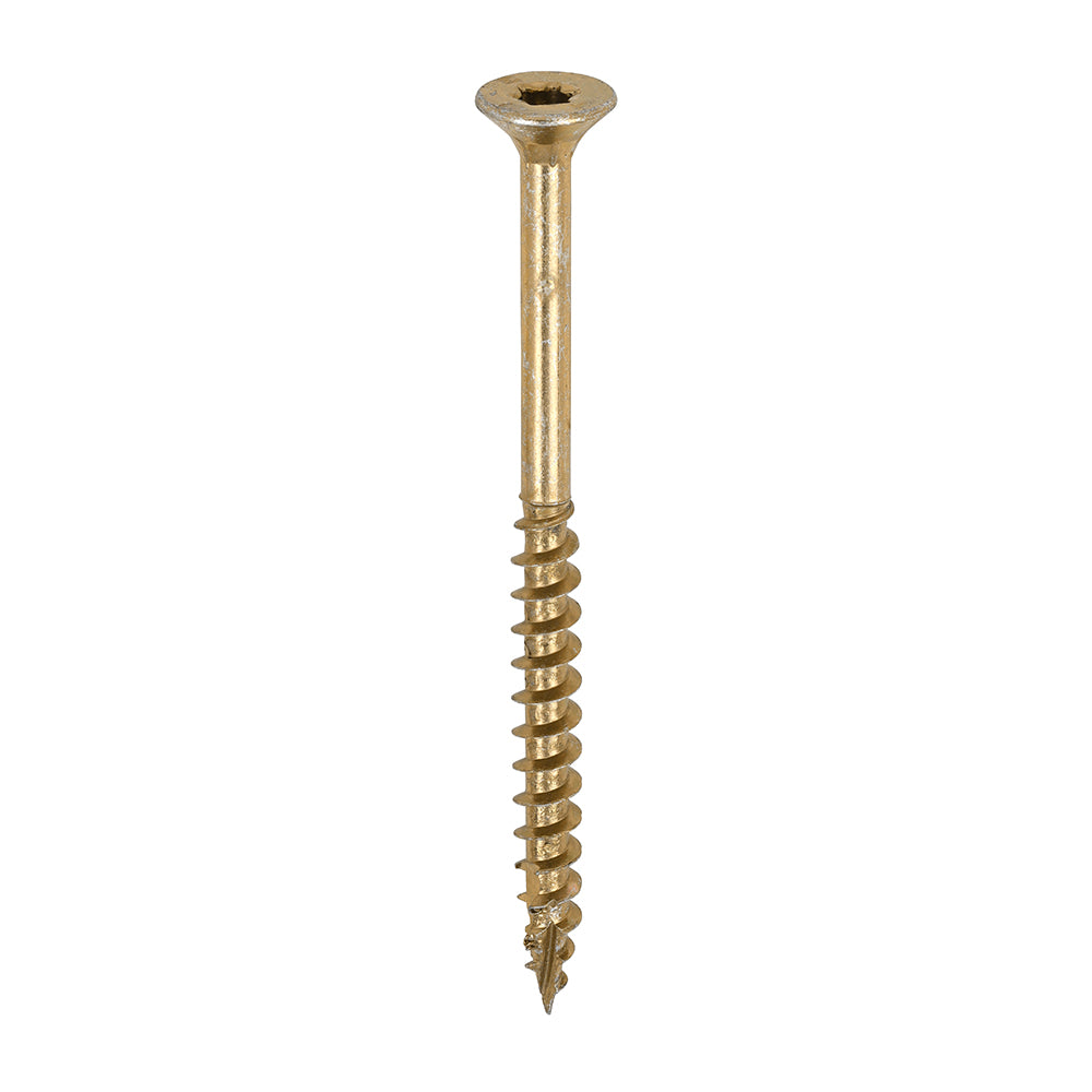 TIMCO C2 Clamp-Fix Multi-Purpose Premium Countersunk Gold Woodscrews - 5.0 x 70 Tub OF 375 - 50070C2CTUB