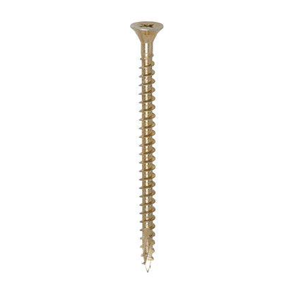 TIMCO C2 Strong-Fix Multi-Purpose Premium Countersunk Gold Woodscrews - 5.0 x 75 Box OF 200 - 50075C2