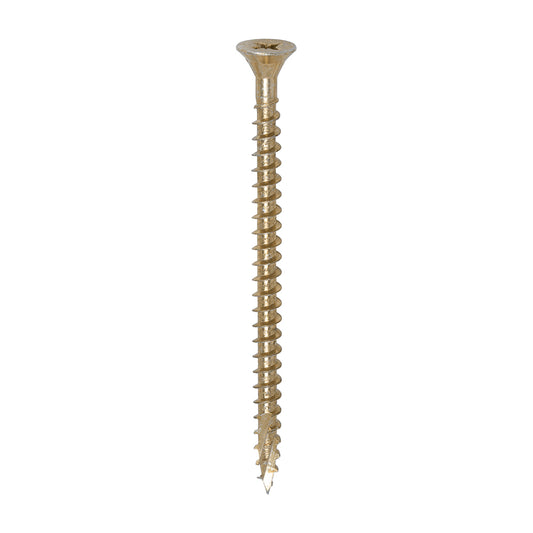 TIMCO C2 Strong-Fix Multi-Purpose Premium Countersunk Gold Woodscrews - 5.0 x 75 Box OF 200 - 50075C2