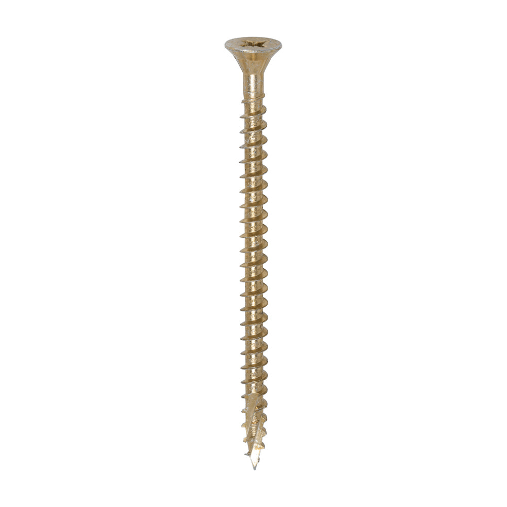 TIMCO C2 Strong-Fix Multi-Purpose Premium Countersunk Gold Woodscrews - 5.0 x 75 Box OF 200 - 50075C2