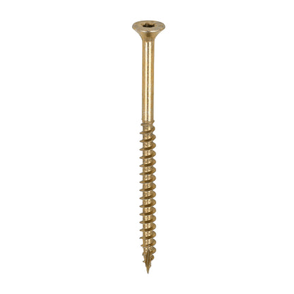 TIMCO C2 Clamp-Fix Multi-Purpose Premium Countersunk Gold Woodscrews - 5.0 x 80 Tub OF 350 - 50080C2CTUB