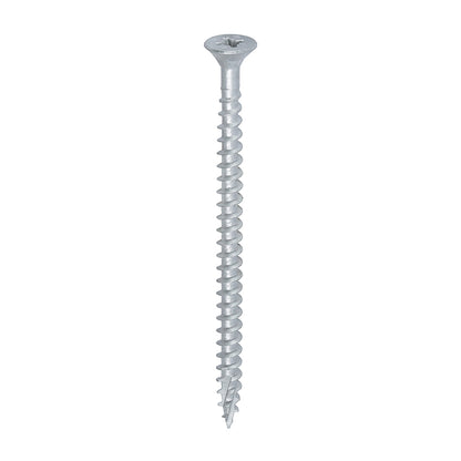 TIMCO C2 Exterior Multi-Purpose Premium Countersunk Silver Woodscrews - 5.0 x 80 Tub OF 110 - 50080C2S