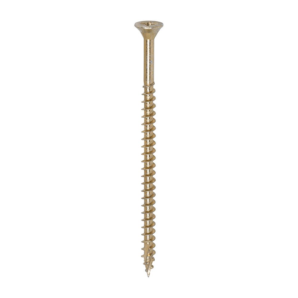 TIMCO C2 Strong-Fix Multi-Purpose Premium Countersunk Gold Woodscrews - 5.0 x 90 Box OF 100 - 50090C2