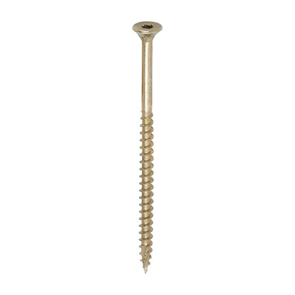 TIMCO C2 Clamp-Fix Multi-Purpose Premium Countersunk Gold Woodscrews - 5.0 x 90 Box OF 100 - 50090C2C