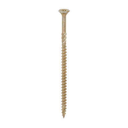 TIMCO C2 Strong-Fix Multi-Purpose Premium Countersunk Gold Woodscrews - 5.0 x 100 Box OF 100 - 50100C2