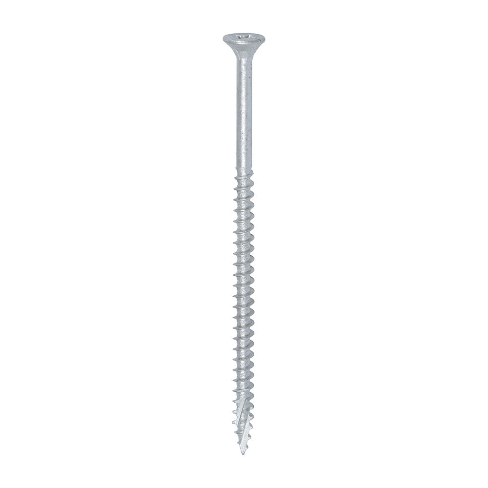 TIMCO C2 Exterior Multi-Purpose Premium Countersunk Silver Woodscrews - 5.0 x 100 Tub OF 80 - 50100C2S