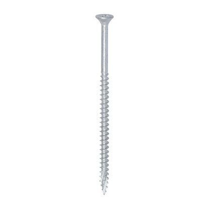 TIMCO C2 Exterior Multi-Purpose Premium Countersunk Silver Woodscrews - 5.0 x 100 Tub OF 80 - 50100C2S