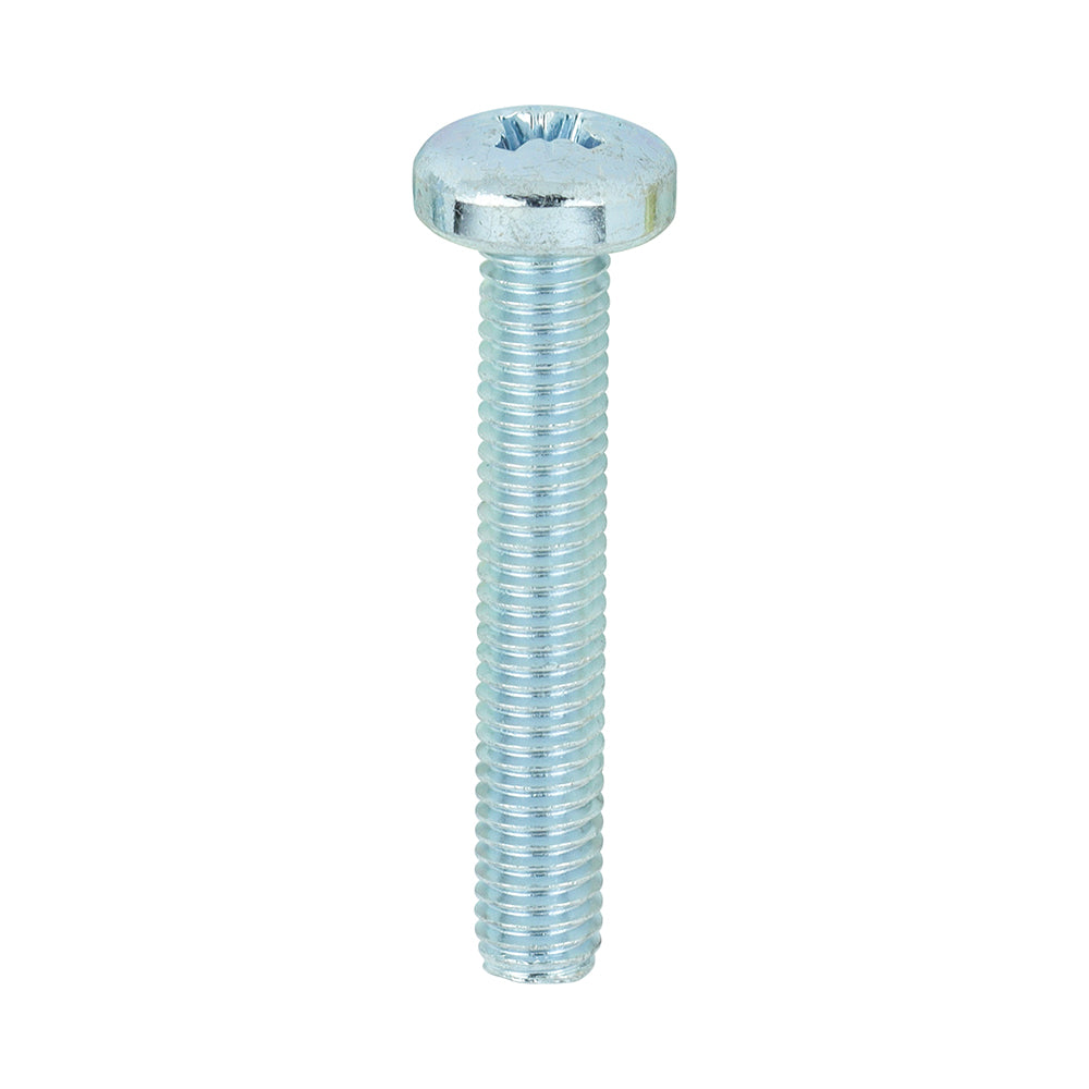 Timco Machine TIMCO Machine Pan Head Silver Screws - M5 x 30 Box OF 100 - 5030PPM