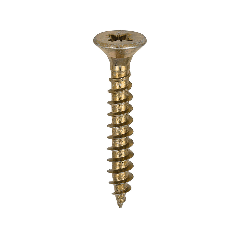 TIMCO Solo Countersunk Gold Woodscrews - 6.0 x 40 Box OF 200 - 60040SOLOC