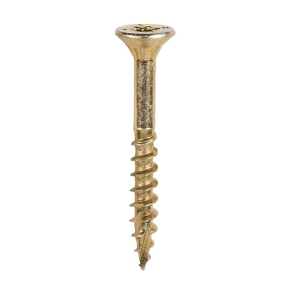 TIMCO C2 Clamp-Fix Multi-Purpose Premium Countersunk Gold Woodscrews - 6.0 x 50 Box OF 200 - 60050C2C