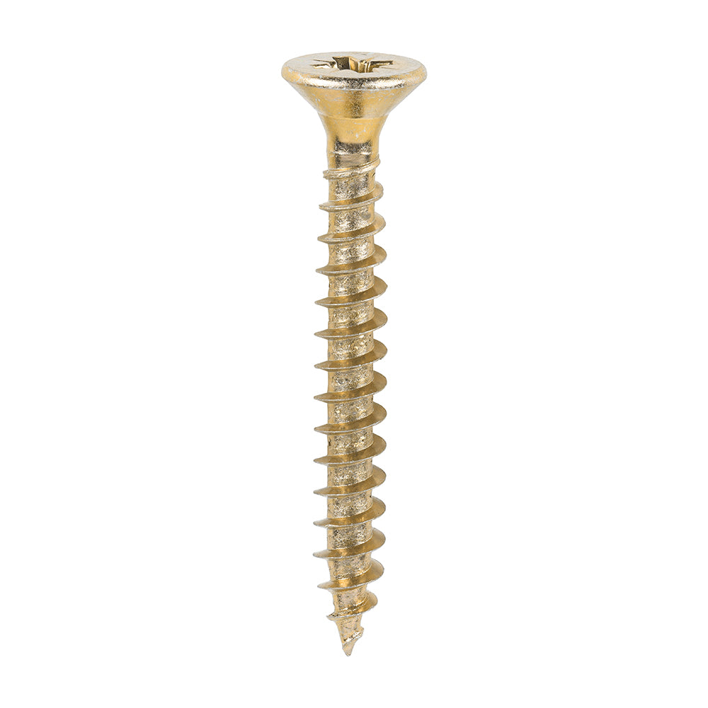 TIMCO Solo Countersunk Gold Woodscrews - 6.0 x 50 Box OF 200 - 60050SOLOC