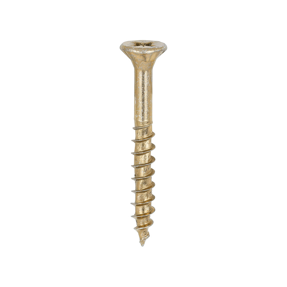 TIMCO Velocity Premium Multi-Use Countersunk Gold Woodscrews - 6.0 x 50 Box OF 200 - 60050VY