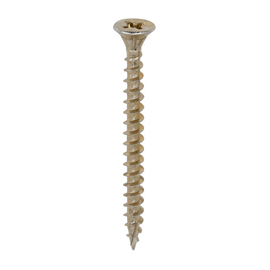 TIMCO C2 Strong-Fix Multi-Purpose Premium Countersunk Gold Woodscrews - 6.0 x 70 Box OF 200 - 60070C2