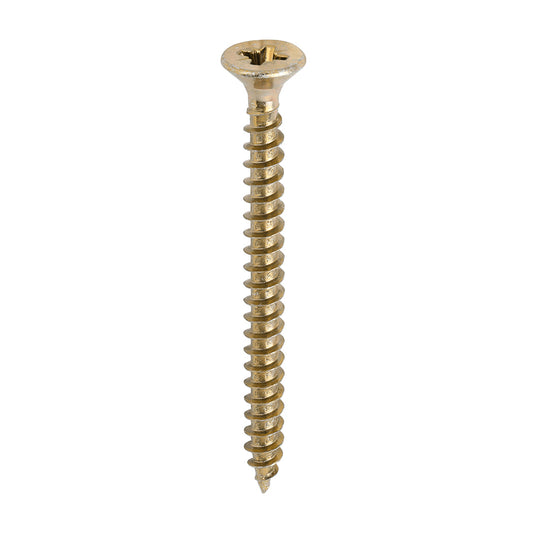 TIMCO Solo Countersunk Gold Woodscrews - 6.0 x 70 Box OF 200 - 60070SOLOC