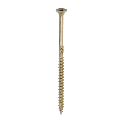 TIMCO C2 Clamp-Fix Multi-Purpose Premium Countersunk Gold Woodscrews - 6.0 x 120 Box OF 100 - 60120C2C