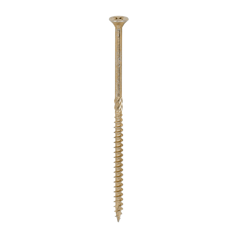TIMCO C2 Strong-Fix Multi-Purpose Premium Countersunk Gold Woodscrews - 6.0 x 130 Box OF 100 - 60130C2