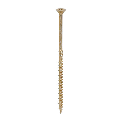TIMCO C2 Strong-Fix Multi-Purpose Premium Countersunk Gold Woodscrews - 6.0 x 130 Box OF 100 - 60130C2
