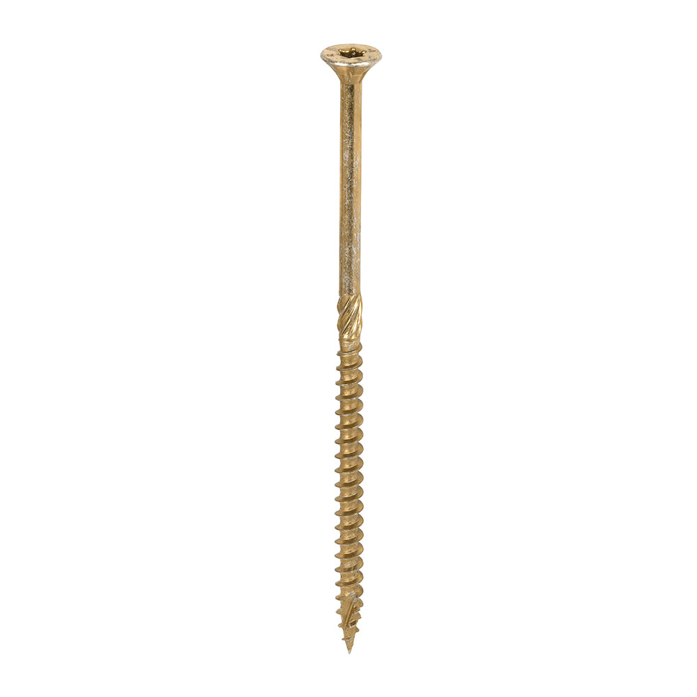 TIMCO C2 Clamp-Fix Multi-Purpose Premium Countersunk Gold Woodscrews - 6.0 x 130 Box OF 100 - 60130C2C