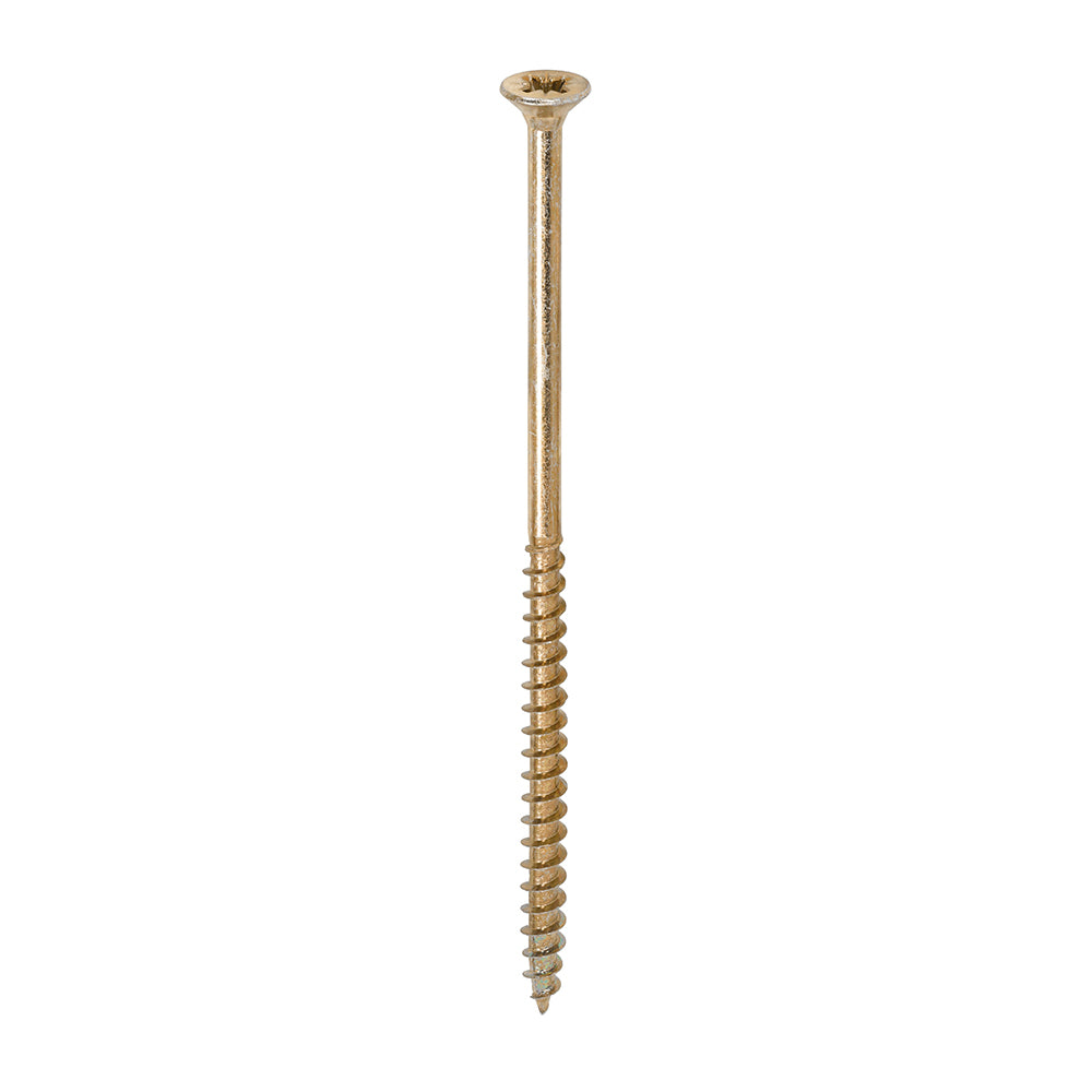 TIMCO Solo Countersunk Gold Woodscrews - 6.0 x 130 Box OF 100 - 60130SOLOC