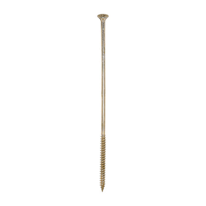 TIMCO Classic Multi-Purpose Countersunk Gold Woodscrews - 6.0 x 200 Box OF 100 - 60200CLAF