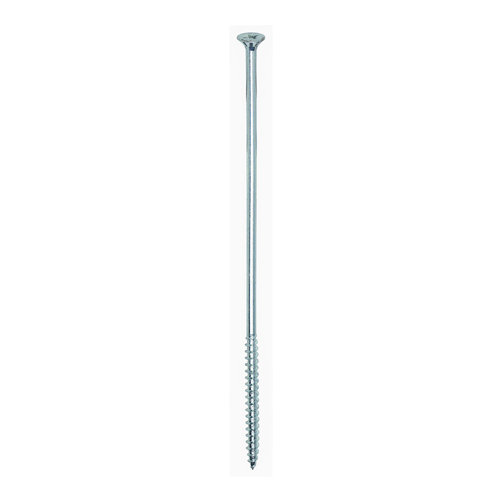 TIMCO Solo Countersunk Silver Woodscrews - 6.0 x 200 Box OF 100 - 60200SOLOZ