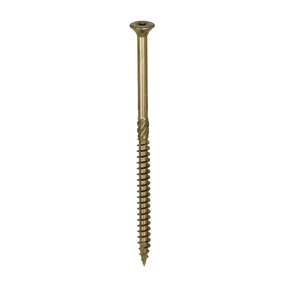 TIMCO C2 Clamp-Fix Multi-Purpose Premium Countersunk Gold Woodscrews - 8.0 x 150 Box OF 50 - 80150C2C