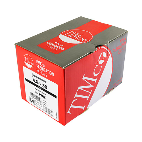 TIMCO Baypole Screws Wafer Flange PH Self-Drilling Point Zinc - 4.8 x 60 Box OF 200 - 291Z