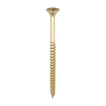 TIMCO C2 Strong-Fix Multi-Purpose Premium Countersunk Gold Woodscrews - 6.0 x 100 Tub OF 225 - 60100C2TUB