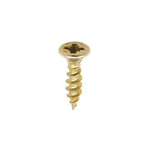 TIMCO C2 Strong-Fix Multi-Purpose Premium Countersunk Gold Woodscrews - 3.5 x 16 Box OF 200 - 35016C2