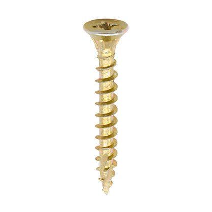 TIMCO C2 Strong-Fix Multi-Purpose Premium Countersunk Gold Woodscrews - 5.0 x 45 Box OF 200 - 50045C2