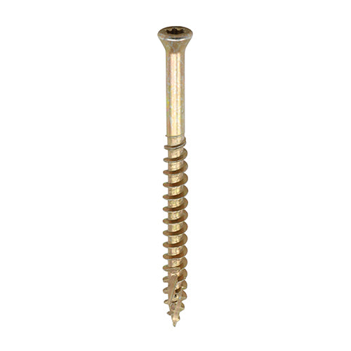 TIMCO C2 Tongue-Fix Premium Tongue & Groove Gold Woodscrews - 3.5 x 45 Tub OF 350 - 35045C2TG